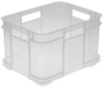 KEEEPER Aufbewahrungsbox, BxH: 27 x 22 cm, Kunststoff - transparent