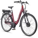 TELEFUNKEN E-Citybike &raquo;RC845&laquo;, 7-Gang-Nabenschaltung, Frontmotor, 468 Wh, Weinrot -