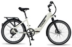 BLAUPUNKT E-Faltrad &raquo;Frida&laquo;, max. 25 km/h, 24", 8 G&auml;nge, mit Gelsattel - grau