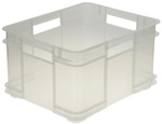 KEEEPER Aufbewahrungsbox, BxH: 35 x 24 cm, Kunststoff - transparent