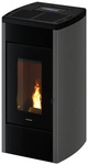 FREEPOINT Pelletofen &raquo;Duke 14&laquo;, 14 kW, Stahl, titanium - silberfarben