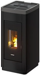 FREEPOINT Pelletofen &raquo;Life 9&laquo;, 8,5 kW, Stahl, titanium - silberfarben