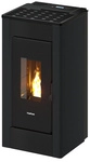FREEPOINT Pelletofen &raquo;Sharp 7&laquo;, 7 kW, Stahl, anthrazit - schwarz