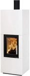 HAAS & SOHN Kaminbausatz &raquo;Dachstein&laquo;, wei&szlig;, 7 kW, Zeitbrand geeignet - grau
