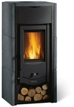 La Nordica-Extraflame&reg; Kaminofen &raquo;Asia BII&laquo;, schwarz, Naturstein, 6 kW - grau
