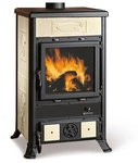 La Nordica-Extraflame&reg; Kaminofen &raquo;Rosella R1 BII&laquo;, schwarz/beige, Naturstein, 8,7