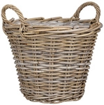 Mica Decorations Korb &raquo;Marcia&laquo;, BxHxL: 40 x 30 x 40 cm, grau