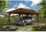 SKANHOLZ Carport &raquo;Taunus&laquo;, BxT: 374 x 656 cm, Firsth&ouml;he: 314 cm, farbbehandelt -