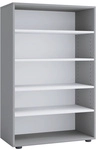 VCM Schuhregal &raquo;Lona&laquo;, BxHxL: 37 x 110 x 70 cm, Holzwerkstoff - grau