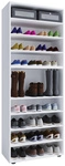 VCM Schuhregal &raquo;Lona&laquo;, BxHxL: 37 x 183 x 70 cm, Holzwerkstoff - weiss