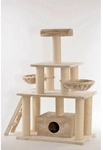 ROHRSCHNEIDER Katzen-Wandmulde &raquo;Ginni&laquo;, f&uuml;r Katzen, Holzwerkstoff, beige