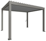 BIOHORT Pergola &raquo;Gr. 4x3&laquo;, BxHxT: 404,5 x 255 x 312 cm, silber-metallic - grau