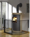 DOLLE Ofenschutzgitter &raquo;Ben&laquo;, BxH: 278 x 71 cm, metall - schwarz