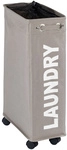 WENKO W&auml;schesammler, BxHxL: 18,5 x 60 x 40 cm, Polyester - beige