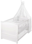 roba Komplettbett, (BxL): 79 cm x 153 cm, Holz, wei&szlig; - weiss