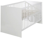 roba Kinderbett, (BxL): 76 cm x 142 cm, Holz, wei&szlig; - weiss