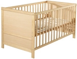 roba Kinderbett, (BxL): 78 cm x 142 cm, Holz, natur - braun