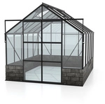 VITAVIA Gew&auml;chshaus &raquo;Cassandra&laquo;, BxHxL: 2570 x 2489 x 3231 mm - schwarz