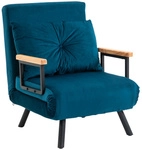 HOMCOM Sessel, LxBxH: 63 x 73 x 81 cm - blau