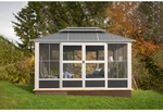 SOJAG Wintergarten &raquo;Olan&laquo;, BxHxT: 435 x 291 x 311 cm, Aluminium - grau