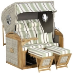 SUNNY SMART Strandkorb &raquo;Rustikal&laquo;, BxHxT: 135 x 160 x 98 cm,