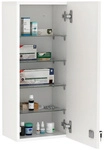 kleankin Medizinschrank, BxHxT: 30 x 70 x 20 cm, wei&szlig;, abschlie&szlig;bar - weiss