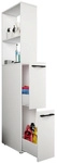 VCM Mehrzweckschrank &raquo;Sadilo&laquo;, BxHxT: 25 x 183 x 50 cm - weiss