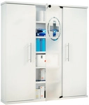 VCM Medizinschrank &raquo;Santila&laquo;, BxHxT: 88 x 92 x 18 cm - weiss