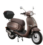 ALPHA MOTORS Motorroller &raquo;Cappucino&laquo;, 125 ccm, 85 km/h, EURO 5+, mattbraun,...