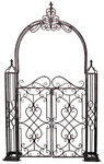 GARDEN PLEASURE Deko-Pforte &raquo;Towada&laquo;, B x T x H: 150 x 23,5 x 245 cm, Metall,