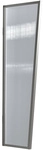 GUTTA Seitenblende, BxH: 60 x 175 cm, silberfarben