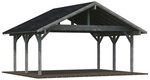 PALMAKO Doppelcarport &raquo;Robert&laquo;, Au&szlig;enma&szlig; BxT: 635 x 510 cm, grau