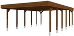 SKANHOLZ Carport &raquo;Friesland&laquo;, BxT: 557 x 860 cm, Firsth&ouml;he: 254 cm, farbbehandelt