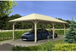 SKANHOLZ Carport &raquo;Taunus&laquo;, BxT: 439 x 786 cm, Firsth&ouml;he: 329 cm, unbehandelt -