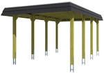 SKANHOLZ Carport &raquo;Spessart&laquo;, BxT: 345 x 589 cm, Firsth&ouml;he: 241 cm, farbbehandelt -