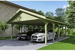 SKANHOLZ Carport &raquo;Wallgau&laquo;, BxT: 620 x 900 cm, Firsth&ouml;he: 354 cm, impr&auml;gniert -