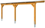 SKANHOLZ Carport &raquo;Vogtland&laquo;, BxT: 300 x 541 cm, Firsth&ouml;he: 262 cm, farbbehandelt -