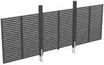 SKANHOLZ R&uuml;ckwand, Breite: 78,5 cm, schiefergrau