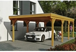 SKANHOLZ Carport &raquo;Grunewald&laquo;, BxT: 427 x 796 cm, Firsth&ouml;he: 251 cm, lasiert -