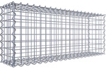 Gabiona Spiralgabione, LxHxT: 100 x 40 x 20 cm - silberfarben