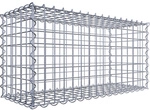 Gabiona Spiralgabione, LxHxT: 80 x 40 x 30 cm - silberfarben