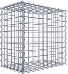 Gabiona Spiralgabione, LxHxT: 50 x 50 x 30 cm - silberfarben
