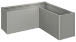 BIOHORT Pflanzbeet &raquo;Belvedere MIDI&laquo;, quarzgrau-metallic, Metall