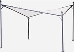 SIENA GARDEN Pavillon, Breite: 400 cm, Sonnenschutzfaktor: 50+