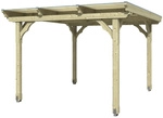 SKANHOLZ Pavillon &raquo;Marseille&laquo;, Flachdach, viereckig, BxHxT: 327 x 236 x 350 cm -