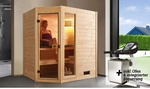 WEKA Massivholzsauna &raquo;VALIDA&laquo;, BxHxT: 189 cm x 203,5 cm x 139 cm - braun