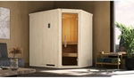 WEKA Elementsauna &raquo;Varberg 1&laquo;, BxHxT: 194 cm x 199 cm x 144 cm - braun