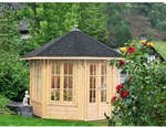 WOLFF Holzpavillon &raquo;Milano 3.0&laquo;, achteckig, achteckig, BxT: 300,3 x 300,3 cm,...