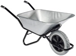 Haemmerlin Schubkarre &raquo;Clipso&laquo;, aluminium, 120 l - silberfarben