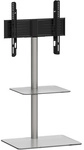 VCM Standfu&szlig; &raquo;Alani&laquo;, BxH: 60 x 100 cm, Stahl - silberfarben